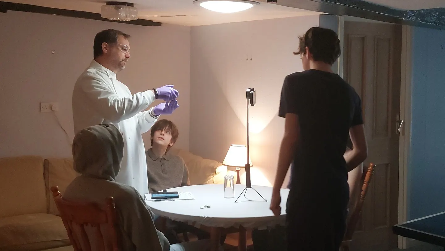 Behind the scenes with Dr Aldiss in the flat