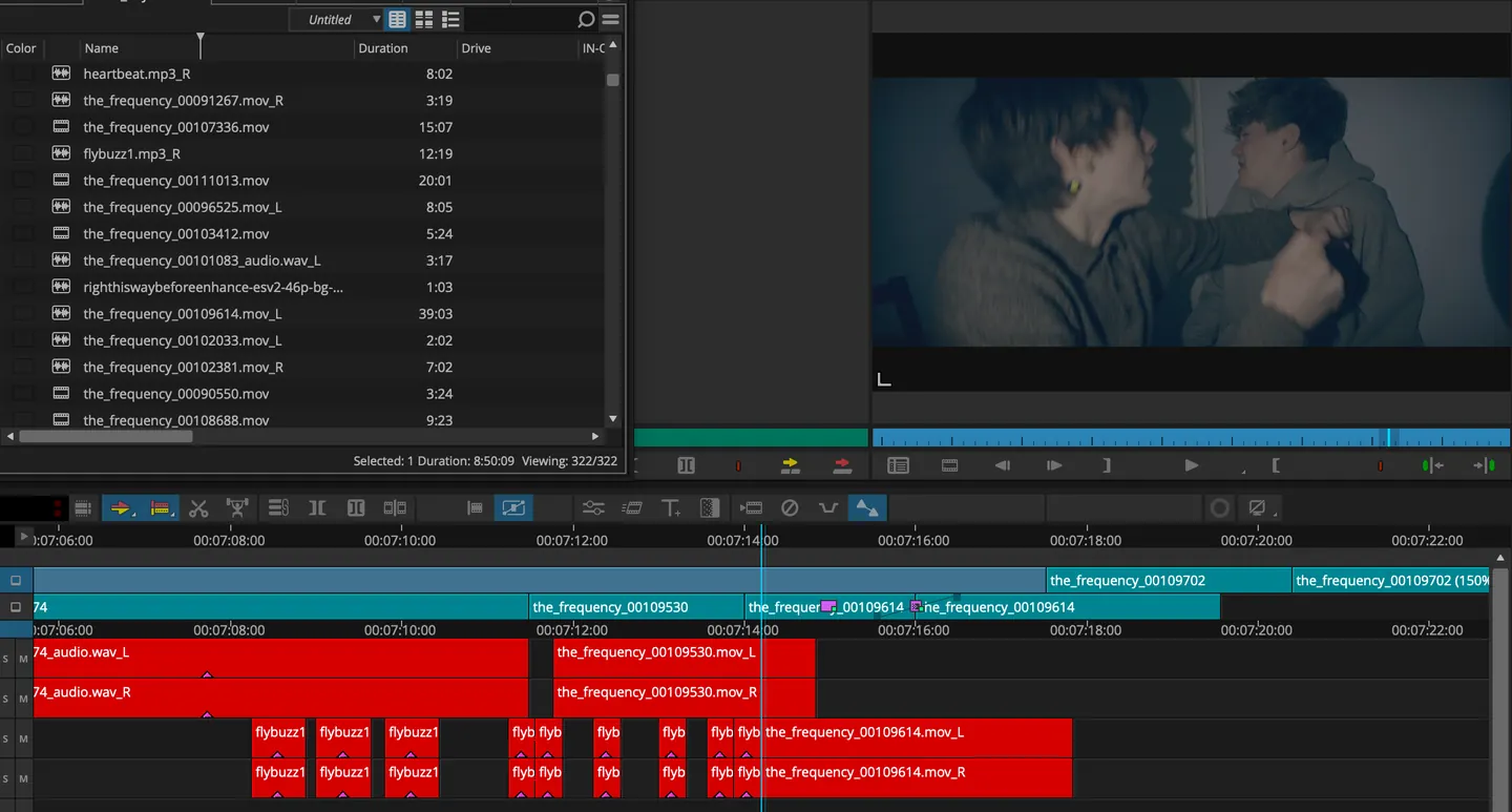 Edit timeline