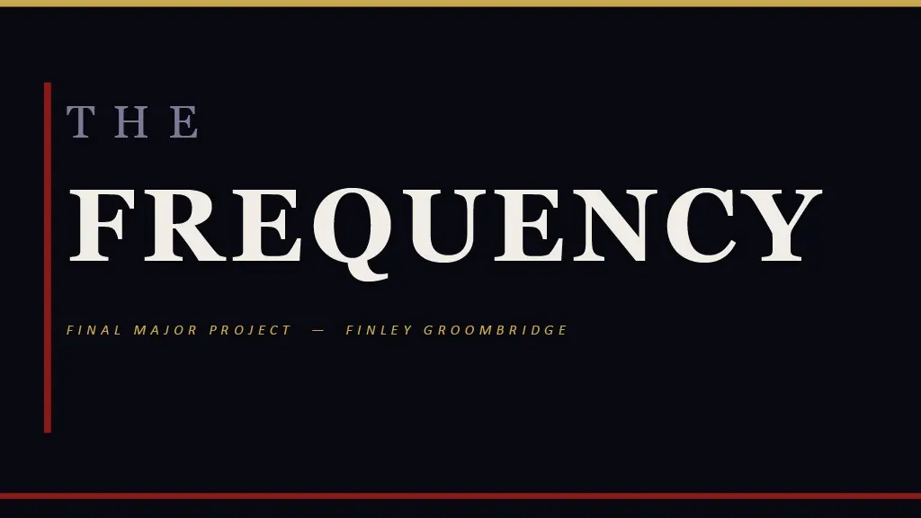 Pitch deck title slide
