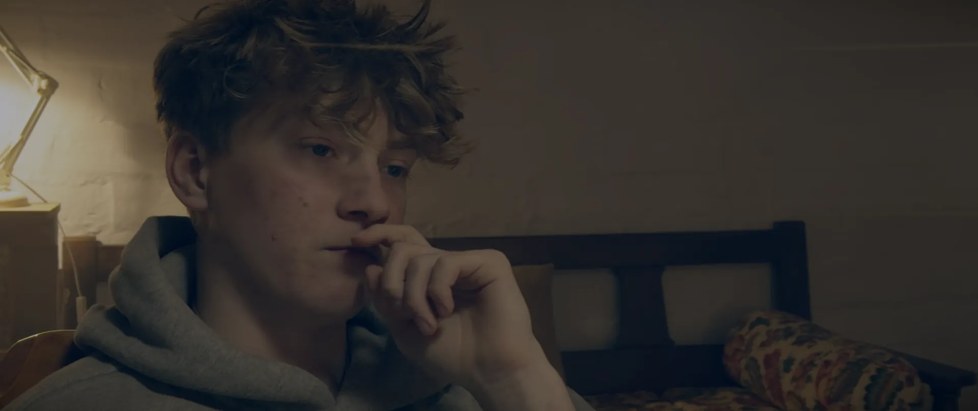 Ryan biting his nails