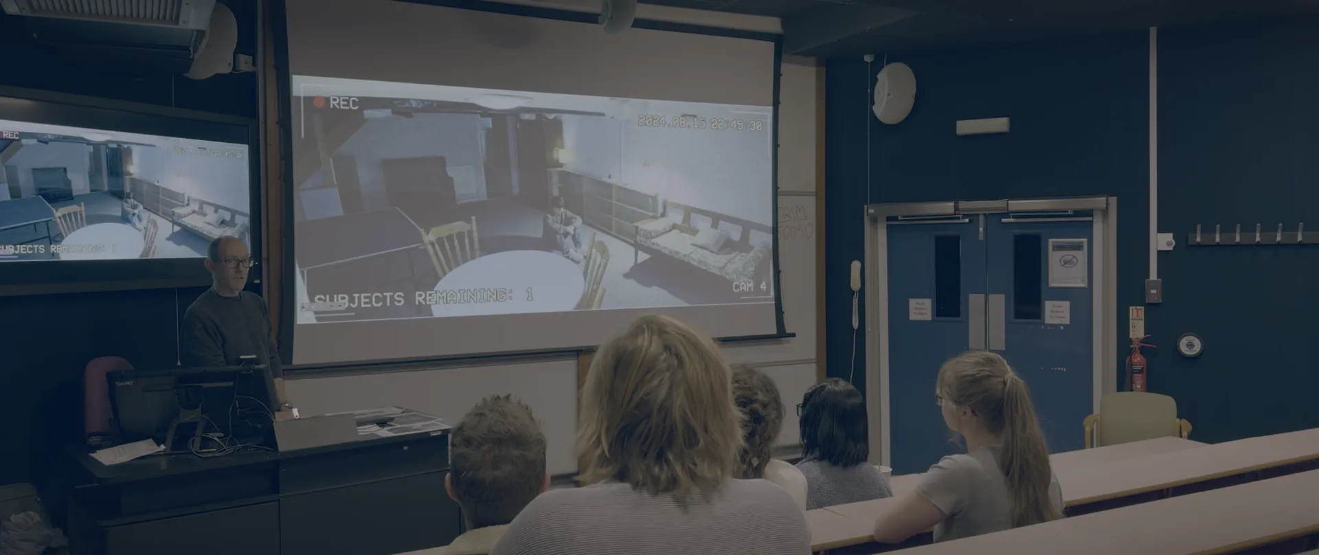 The lecture theatre reveal